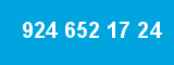 924 652 17 24 924 652 17 24